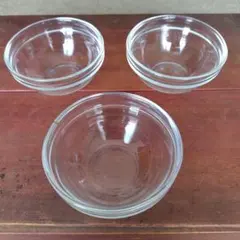 昭和レトロ★ガラス製ボウル 3個セット