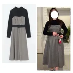 新品 完売品 ブルーレーベル クレストブリッジ ビスチェ ワンピース バーバリー