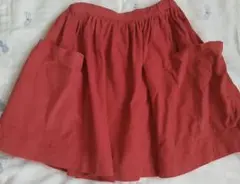 AS WE GROW 赤色スカート　サイズ140