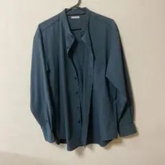 GU ダークブルー 長袖シャツ