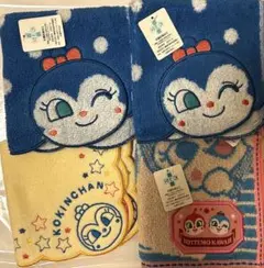 アンパンマンタオルハンカチ4点セット