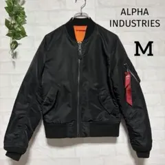 ALPHA INDUSTRIES MA-1 フライトジャケット　黒リバーシブル