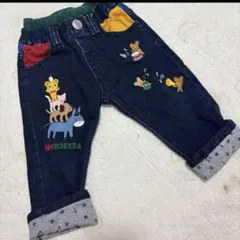 MIKIHOUSE 豪華刺繍パンツ ズボン プッチーくん ブレーメンの音楽隊