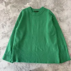 BARNYARDSTORM /【WEB限定カラー】クルーAQUAニット グリーン