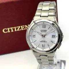 CITIZEN ATTESA ソーラー 箱付き ラウンド メンズ 時計 稼働