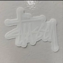stussy ステッカー　縦8cm横8cm 白のサムネイル