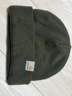 Carhartt オリーブグリーン ニット帽