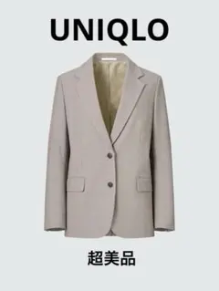 超美品【UNIQLO】リラックステーラードジャケット（チェック）　S