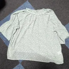 花柄チュニック Mサイズ ポリエステル100%