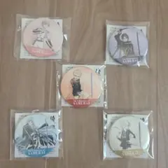 刀剣乱舞　侍展　缶バッジ5点　へし切長谷部他
