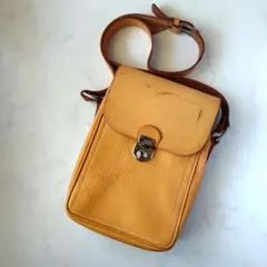 未使用☆ ヌメ革 ショルダー バッグ B164