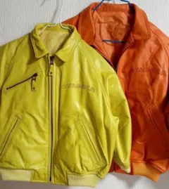 お値下げ！【未使用】OTAGIRA オタギラキッズ牛革ジャケット