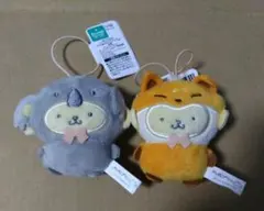 サンリオ どうぶつ着ぐるみマスコット ポムポムプリン 2点セット