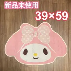 マイメロディ ラグ カーペット 床用マット キッズルーム 約39×59