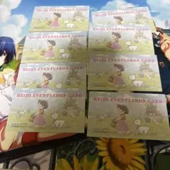 東京　アルプスの少女ハイジ　ポップアップショップ　ノベルティ　ショップカード②