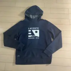 LACOSTE⭐︎パーカー ネイビー⭐︎SAILING GEAR⭐︎Lサイズ⭐︎難あり