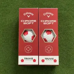 Callaway Chrome Soft ゴルフボール 新品6個 サッカー柄