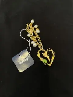 Disney ティンカーベル2点セット キーホルダー　チャーム 度無しメガネ