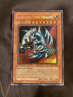 【PSA9】旧アジア ブルーアイズ・トゥーン・ドラゴン シークレット　英語 PSA9】旧アジア ブルーアイズ・トゥーン・ドラゴン シークレット 英語