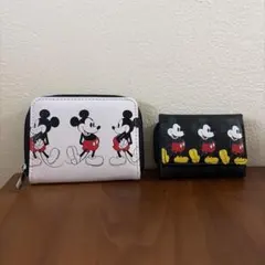 ミッキーマウス パスケース付き財布SHIPS⭐︎X-girl２個セット
