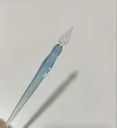 色華硝子 iroka glass ガラスペン 翠雨 細軸 - メルカリ