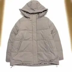 新品未使用品 ファイバー ダウン ブルゾン モカ LLサイズ