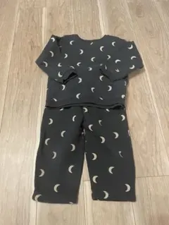 organic zoo 三日月柄 セットアップ 4-5Y