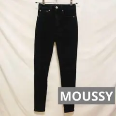 MOUSSY マウジー HW Rebirth BLACK SKINNY