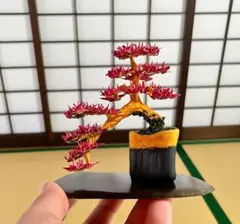 折り鶴盆栽 ミニチュア 置物