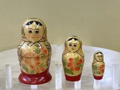 マトリョーシカ 6体セット 木製 ロシア民芸品 - メルカリ