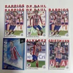 topps japan edition アトレティコマドリードセット