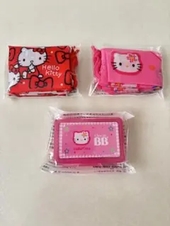 ハローキティ　チョコラBB オリジナル巾着&マルチケース