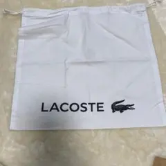 LACOSTE ラコステ 巾着袋 ショッパー ホワイトのサムネイル