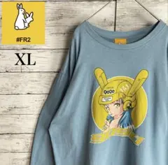 0694【限定コラボ】エフアールツー×9090☆バイカーガール ロングTシャツのサムネイル