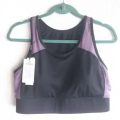 スポーツブラ 大きいサイズ4XL 黒と紫　新品未使用品