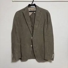 Luciano Di Martino テーラードジャケット ブラウン