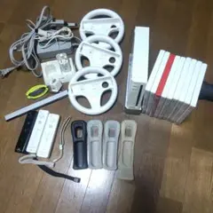 Wii 本体ソフトセットコントローラーマリオカート お値下げ
