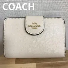 COACH コーチ　ミディアム コーナー ジップ ウォレット　2つ折り　財布のサムネイル
