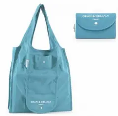 「新品」DEAN & DELUCA ブルー エコバッグ