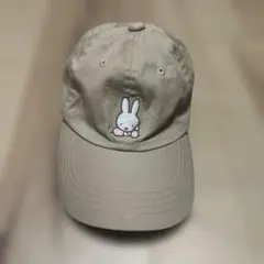 ミッフィー キッズ キャップ ベージュ53-55cm