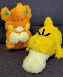 ポケットモンスター　もふぐっと　くつろぎタイムぬいぐるみ　コダック パモ