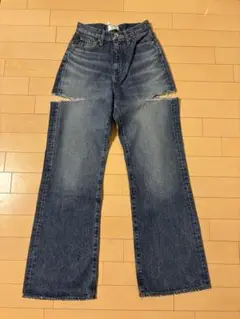 GYDA ジェイダ BOTH SIDE RIPPED ストレートワイドデニム新品