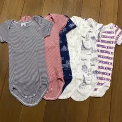 PETIT BATEAU ロンパースセット 6枚組