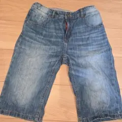 160【ZARA KIDS】BOYS デニムハーフパンツ 164cm