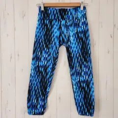 Calvin Klein【XS】レギンス 青 グラデーション柄 ヨガ ストレッチのサムネイル