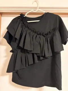 RBS レイビームス / アシンメトリー ギャザー フリル Tシャツのサムネイル