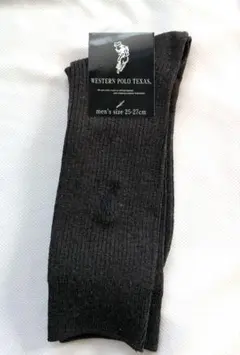 メンズソックス ポロ POLO ダークグレー 25-27cm 新品、未使用品＊