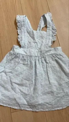 美品❣️水色フリル付きワンピース 95cmのサムネイル