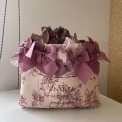 SNIDEL HOME 5周年リボンバッグ　ピンク