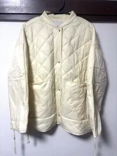 ADAM ET ROPÉ アダムエロペ キルティング ジャケット アイボリー F